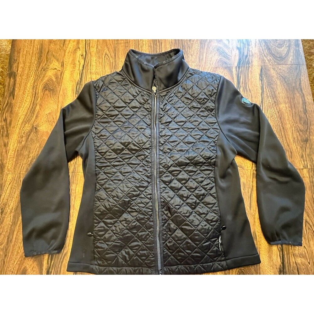 Albert Kerbl Covalliero UK Thin Quilted Full Zip Jacket Women's XL Black